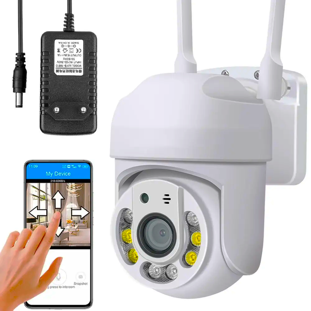 Вулична IP Wi-Fi 2Mpx камера відеоспостереження з двустороннім доступом YCC365 (L) - Фото 2 Вулична IP Wi-Fi 2Mpx камера відеоспостереження з двустороннім доступом YCC365 (L) - изображение 2