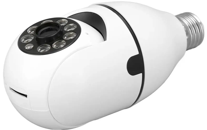 Бездротова WIFI камера відеоспостереження в патрон 2MP, з датчиком руху Smart Camera (L) - Фото 6 Бездротова WIFI камера відеоспостереження в патрон 2MP, з датчиком руху Smart Camera (L) - зображення 6