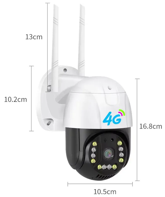Вулична IP камера відеоспостереження 3МР, 4G, S15X-N-4G (L) - зображення 10