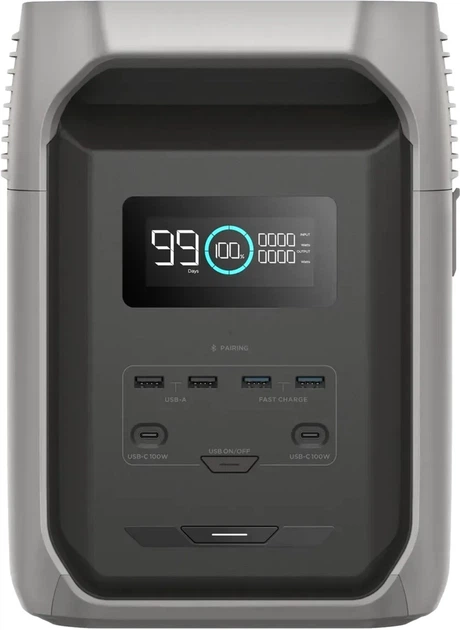 Stacja zasilania EcoFlow Delta 3 1500 / 1800 W / 1536 Wh / LiFePO4 (EFDELTA1500-EU) - obraz 2