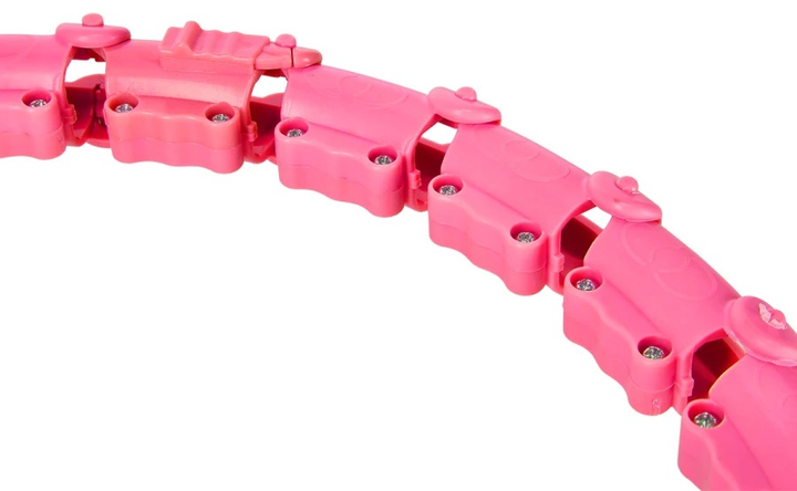 Hula-hop HMS OHA02 Pink z wypustkami i obciążnikiem One Fitness + pas BR160 (5907695552928) - obraz 5