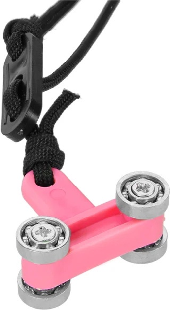 Hula-hop HMS OHA02 Pink z wypustkami i obciążnikiem One Fitness + pas BR160 (5907695552928) - obraz 11