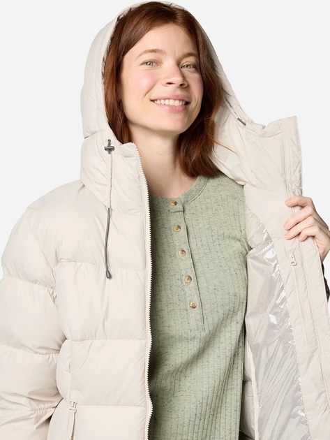 Куртка зимова коротка жіноча Columbia Pike Lake II Insulated Jacket 2051374279 XS Бежева (195981775853) - зображення 5