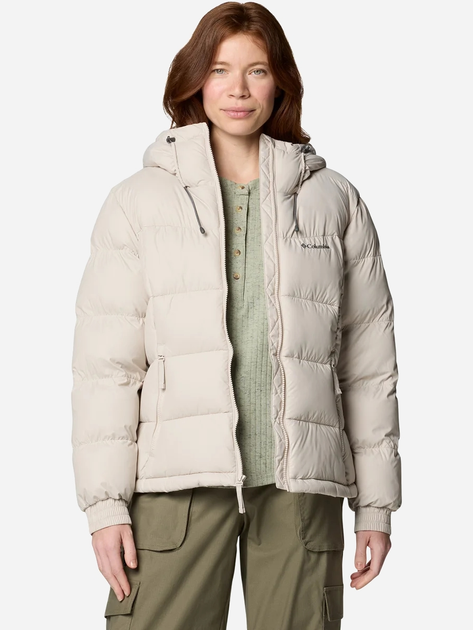Kurtka zimowa damska sportowa Columbia Pike Lake II Insulated Jacket 2051374279 S Beżowa (195981775839) - obraz 7