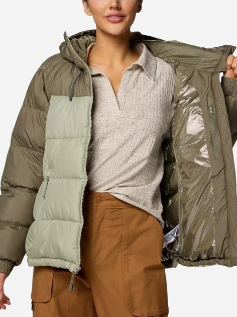 Куртка зимова коротка жіноча Columbia Pike Lake II Insulated Jacket 2051374397 M Зелена (195981299236) - зображення 5