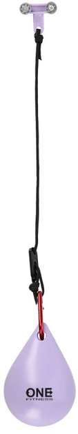 Hula-hop HMS OHA02 Violet z wypustkami i obciążnikiem One Fitness + pas BR160 (5907695552935) - obraz 12