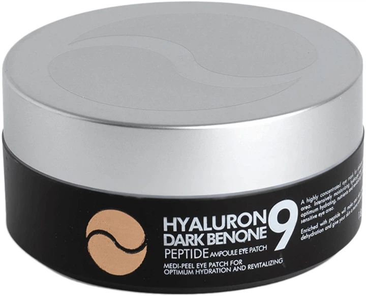 Гидрогелевые патчи Medi-Peel против темнменных кругов с пептидами Hyaluron Dark Benone Peptide 9 Eye Patch 60 шт - Фото 3 Гидрогелевые патчи Medi-Peel против темнменных кругов с пептидами Hyaluron Dark Benone Peptide 9 Eye Patch 60 шт - изображение 3