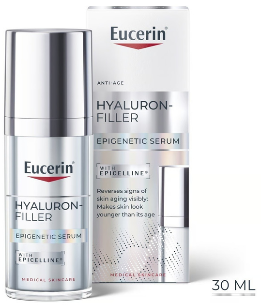 Serum do twarzy Eucerin Hyaluron-Filler Epigenetic przeciwstarzeniowe 30 ml (4005800342578) - obraz 2