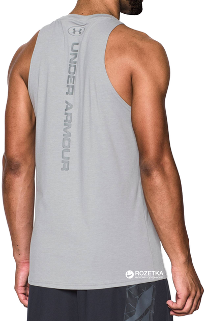 under armour men's baseline cotton basketball tank top