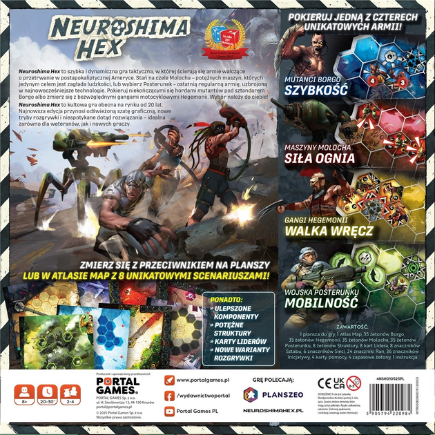 Gra planszowa Portal Games Neuroshima Hex (edycja polska) (5905794220984) - obraz 14