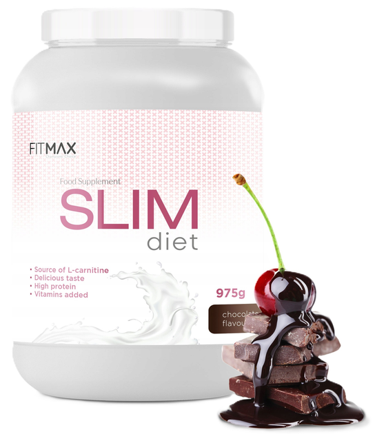 Протеїнова добавка Fitmax Slim Diet Jar Шоколад-вишня 975 г (5902385241717) - зображення 1
