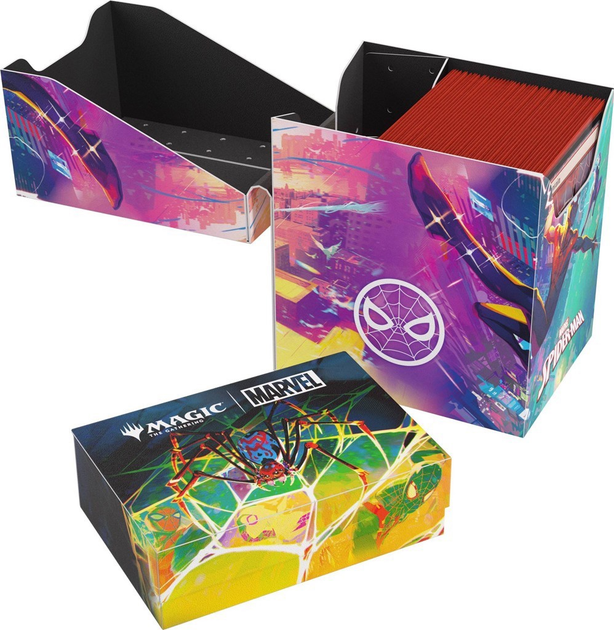 Коробка для карт Gamegenic Magic the Gathering Marvel's Spider-Man Soft Crate 80+ Spider-Man (4251715422212) - зображення 2