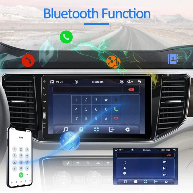 Автомагнитола OiLiehu SH1AM10O / 9" / Сенсорная / Apple CarPlay / Android Auto / Bluetooth / FM / USB / AUX / 1DIN Б/В - изображение 4