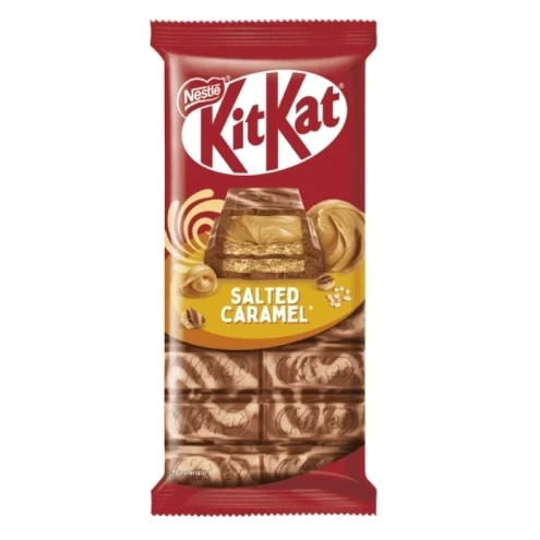 Шоколад KitKat Salted Caramel 99 г - Фото 1 Шоколад KitKat Salted Caramel 99 г - изображение 1