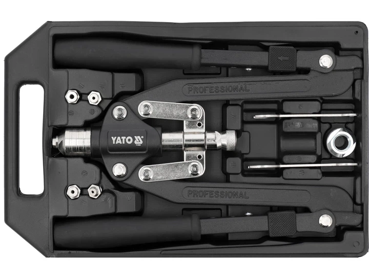 Nitownica dźwigniowa YATO zestaw 2 w 1 300-520 mm YT-36088 (5906083117282) - obraz 2