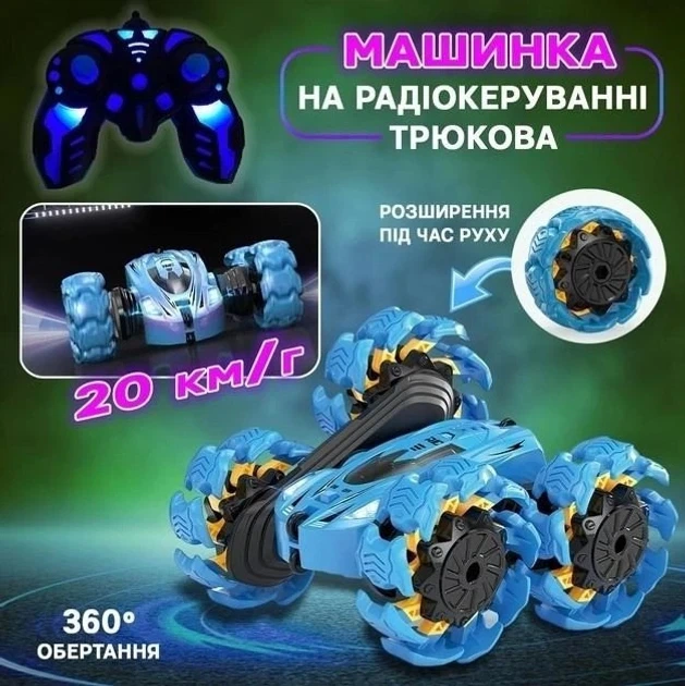 Детская машинка-перевертыш на радиоуправлениИ 868A-1. - изображение 2
