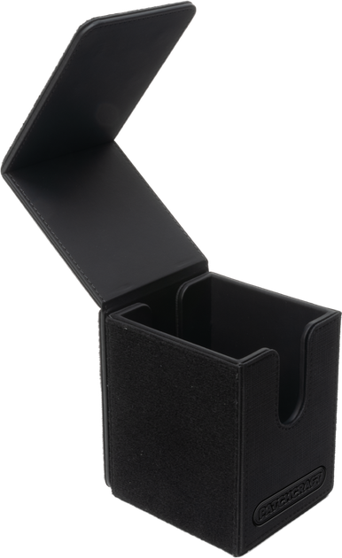 Коробка для карток Ultra Pro Patchcraft Alcove Flip Deck Box Чорна (0074427166403) - зображення 3