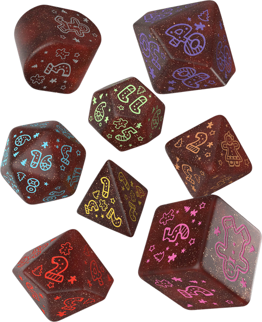 Адвент-календар Q-Workshop з кубиками для настільних ігор 2025 (5907699498055) - зображення 2