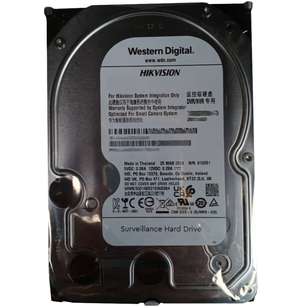 Жорсткий диск внутрішній Western Digital WD22PURU-78 - Фото 1 Жорсткий диск внутрішній Western Digital WD22PURU-78 - зображення 1