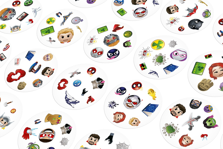 Настільна гра Rebel Dobble Marvel Emoji (польське видання) (3558380134213) - зображення 6