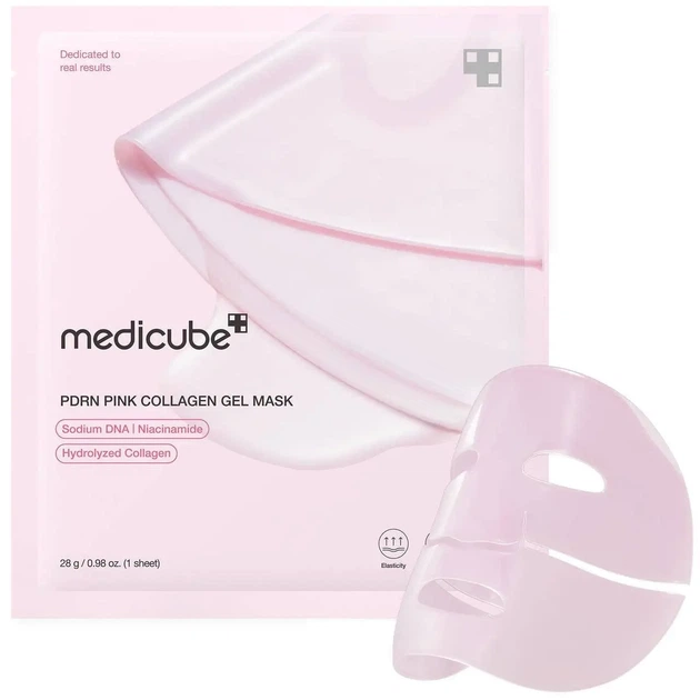 Гидрогелевая маска с PDRN и коллагеном Medicube PDRN Pink Collagen Gel Mask 28 g - Фото 1 Гидрогелевая маска с PDRN и коллагеном Medicube PDRN Pink Collagen Gel Mask 28 g - изображение 1