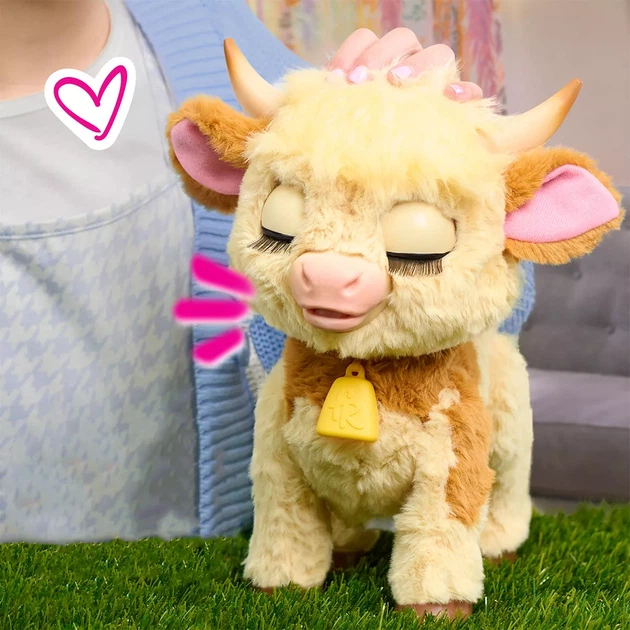 Интерактивная игрушка FurReal Коровка Мэгги (28158) - Фото 7 Интерактивная игрушка FurReal Коровка Мэгги (28158) - изображение 7