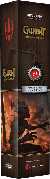 Ігровий килимок No Loading Games Гвінт: Легендарна карткова гра - Монстри (612735190248) - зображення 1