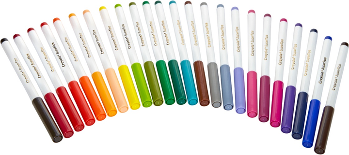 Набір фломастерів Crayola Supertips 24 шт (0371662150570) - зображення 3