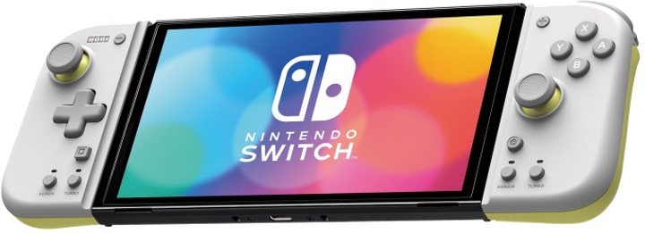 Kontroler Nintendo Switch Jasnoszary - Yellow (0810050911290) (955555909825810) - Outlet - obraz 1