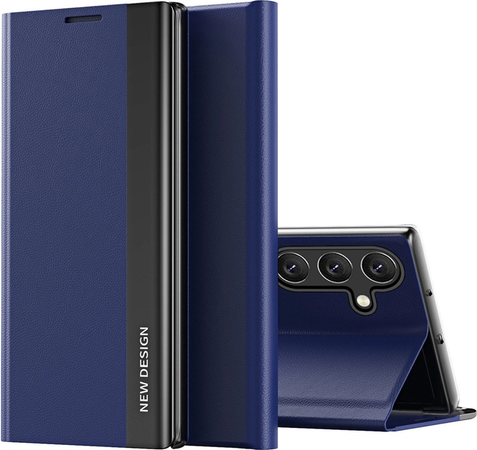 Чохол-книжка Hurtel Sleep Case Pro для Samsung Galaxy S25 Edge Blue (5907769377167) - зображення 1