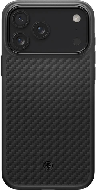 Панель Spigen Enzo Aramid "T" MagSafe Case для Apple iPhone 17 Pro Black (8800283310887) - зображення 2