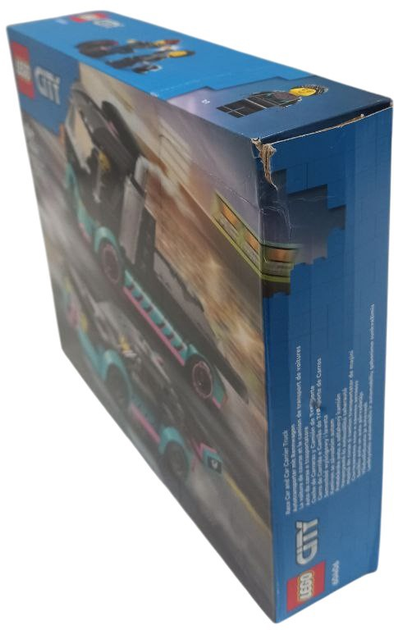 Zestaw klocków LEGO City Samochód wyścigowy i laweta 328 elementów (60406) (955555911317210) - Outlet - obraz 4