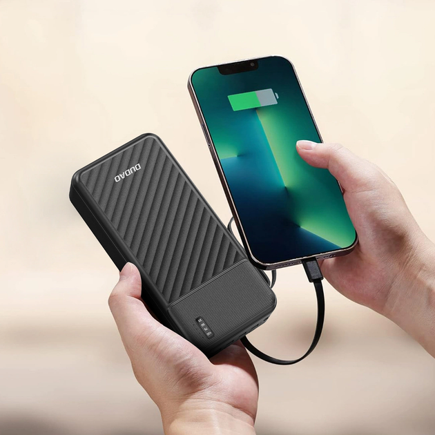 УМБ Dudao K11 Max 30000 mAh 10W Black (6977196681914) - зображення 3