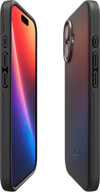 Etui plecki Spigen Thin Fit MagSafe Case do Apple iPhone 17 Black (8800283315059) - obraz 9
