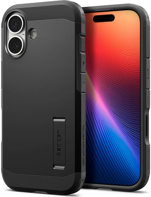 Панель Spigen Tough Armor "T" MagSafe Case для Apple iPhone 17 Black (8800283315233) - зображення 2