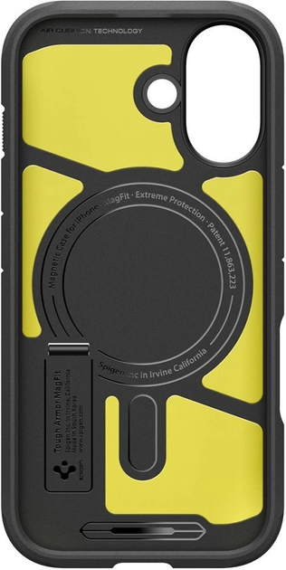 Панель Spigen Tough Armor "T" MagSafe Case для Apple iPhone 17 Black (8800283315233) - зображення 4