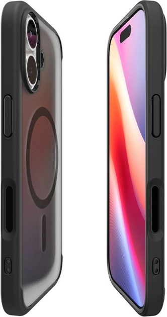 Etui plecki Spigen Ultra Hybrid MagSafe Case do Apple iPhone 17 Black (8800283315158) - obraz 6