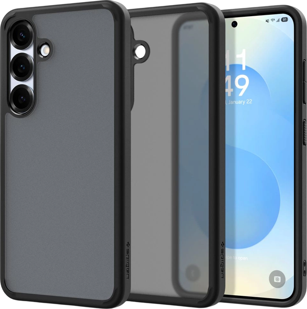 Панель Spigen Ultra Hybrid Case для Samsung Galaxy S25 Plus Black (8809971238175) - зображення 1