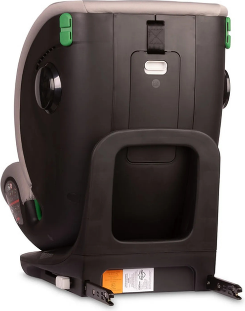 Fotelik samochodowy Caretero Securo I-Size Isofix od 40 cm do 150 cm Jasnoszary TERO-18554 (5903076320469) - obraz 5