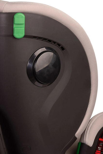 Fotelik samochodowy Caretero Securo I-Size Isofix od 40 cm do 150 cm Jasnoszary TERO-18554 (5903076320469) - obraz 16