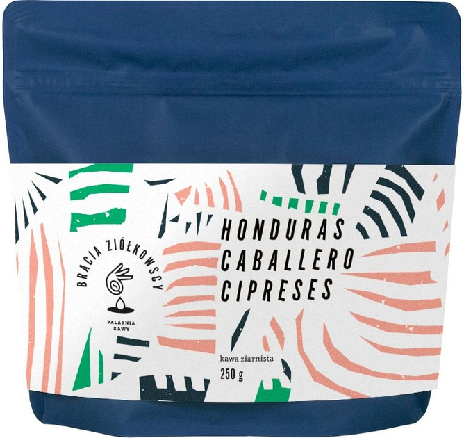Кава в зернах Bracia Ziółkowscy Honduras Caballero Cipreses Washed Filter 250 г (5906815380854) - зображення 1