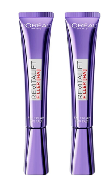 Крем для кожи вокруг глаз L'Oréal Paris Revitalift Filler Purple Iron 30 мл - изображение 2