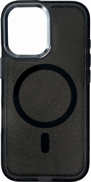 Etui Wozinsky Glitter Case MagSafe do Samsung Galaxy S25 Black (5907769370397) - obraz 1