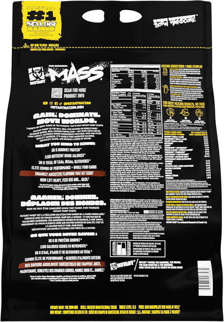 Гейнер Mutant Mass 6800 г Потрійний шоколад (0627933026565) - зображення 3