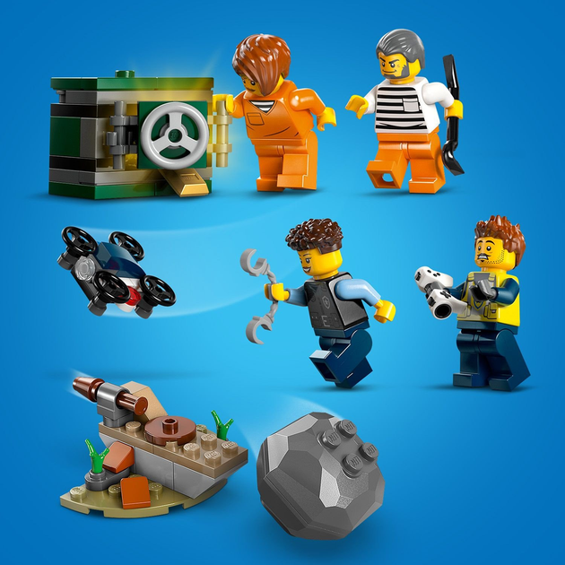 Klocki LEGO City Pościg terenówką policyjną (5702017824543) - obraz 7