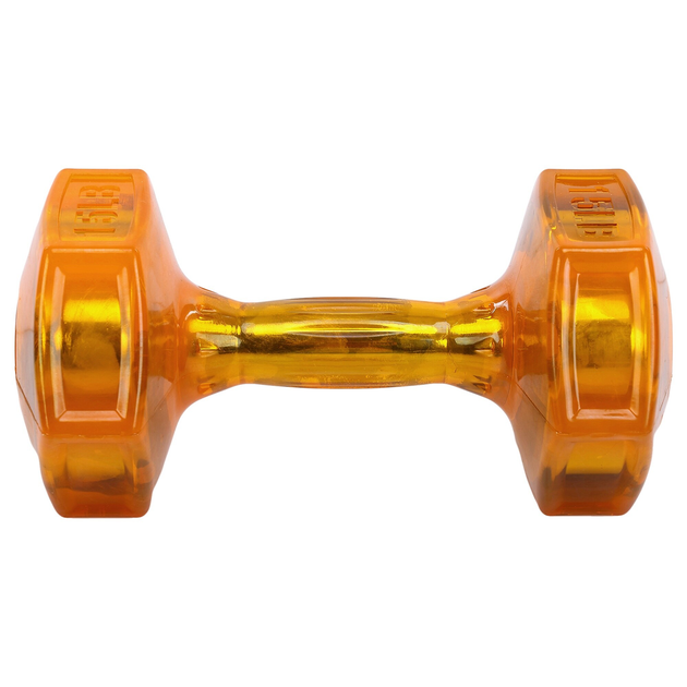 Гантель для фітнесу з покриттям TPU Zelart Jelly Urethane Coated Dumbbells TA-2946-15LB 1шт 6,8кг оранжевий - Фото 2 Гантель для фітнесу з покриттям TPU Zelart Jelly Urethane Coated Dumbbells TA-2946-15LB 1шт 6,8кг оранжевий - зображення 2