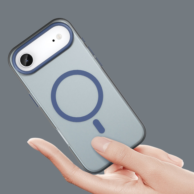 Etui Hurtel Magnetic Abrasive do Apple iPhone Air Niebieski (5907769379772) - obraz 6
