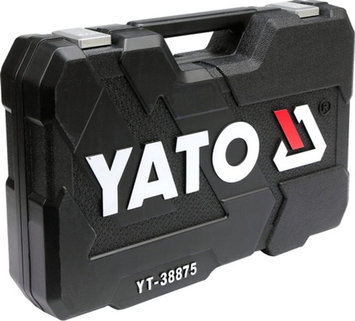 Zestaw narzędzi YATO 1/4'', 3/8'', 1/2' 126 elementów (YT-38875) - obraz 3