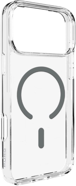 Панель Puro Puro Lite Mag для iPhone 17 Pro Grey\Transparent (8018417527265) - зображення 1