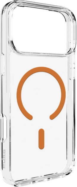 Панель Puro Puro Lite Mag для iPhone 17 Pro Max Orange\Transparent (8018417527319) - зображення 1